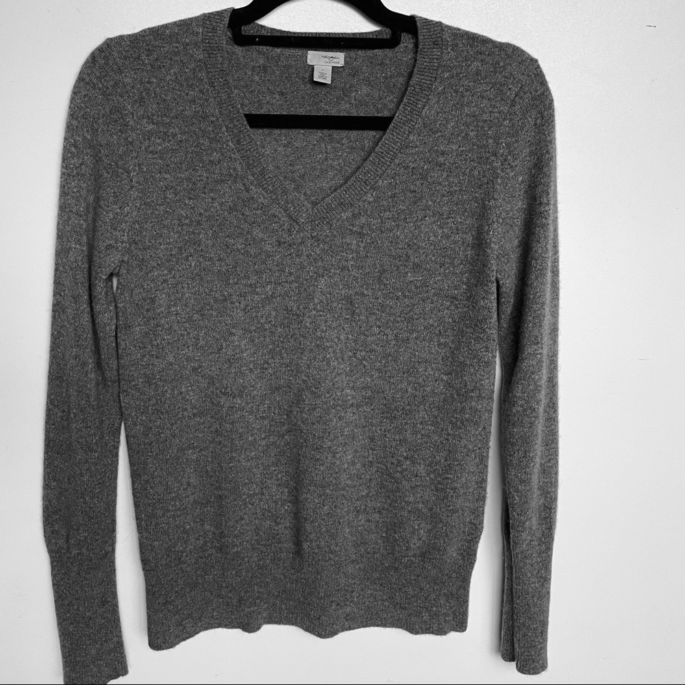 HALOGEN cashmere V-neck S